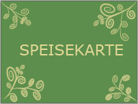 Speisekarte Speisekarte