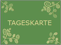 Tageskarte Tageskarte